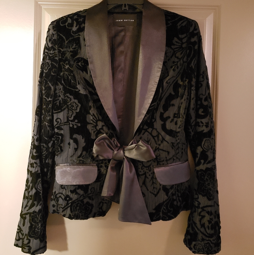 Jenni Button Cocktail Jacket Black sz12